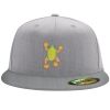 Flexfit 6210 Structured Flat Bill Fitted Hat Thumbnail
