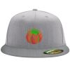 Flexfit 6210 Structured Flat Bill Fitted Hat Thumbnail