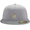 Flexfit 6210 Structured Flat Bill Fitted Hat Thumbnail