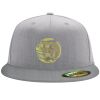 Flexfit 6210 Structured Flat Bill Fitted Hat Thumbnail