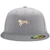 Flexfit 6210 Structured Flat Bill Fitted Hat Thumbnail