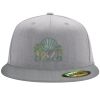Flexfit 6210 Structured Flat Bill Fitted Hat Thumbnail