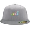 Flexfit 6210 Structured Flat Bill Fitted Hat Thumbnail
