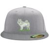 Flexfit 6210 Structured Flat Bill Fitted Hat Thumbnail