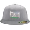Flexfit 6210 Structured Flat Bill Fitted Hat Thumbnail
