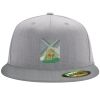 Flexfit 6210 Structured Flat Bill Fitted Hat Thumbnail