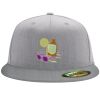 Flexfit 6210 Structured Flat Bill Fitted Hat Thumbnail