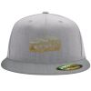 Flexfit 6210 Structured Flat Bill Fitted Hat Thumbnail