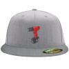 Flexfit 6210 Structured Flat Bill Fitted Hat Thumbnail