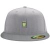 Flexfit 6210 Structured Flat Bill Fitted Hat Thumbnail