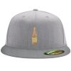 Flexfit 6210 Structured Flat Bill Fitted Hat Thumbnail