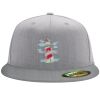 Flexfit 6210 Structured Flat Bill Fitted Hat Thumbnail