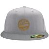 Flexfit 6210 Structured Flat Bill Fitted Hat Thumbnail