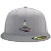 Flexfit 6210 Structured Flat Bill Fitted Hat Thumbnail
