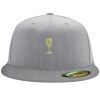Flexfit 6210 Structured Flat Bill Fitted Hat Thumbnail