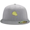 Flexfit 6210 Structured Flat Bill Fitted Hat Thumbnail