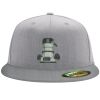 Flexfit 6210 Structured Flat Bill Fitted Hat Thumbnail