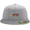Flexfit 6210 Structured Flat Bill Fitted Hat Thumbnail