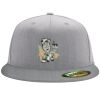 Flexfit 6210 Structured Flat Bill Fitted Hat Thumbnail