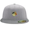 Flexfit 6210 Structured Flat Bill Fitted Hat Thumbnail