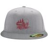 Flexfit 6210 Structured Flat Bill Fitted Hat Thumbnail