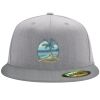 Flexfit 6210 Structured Flat Bill Fitted Hat Thumbnail