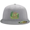 Flexfit 6210 Structured Flat Bill Fitted Hat Thumbnail
