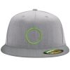 Flexfit 6210 Structured Flat Bill Fitted Hat Thumbnail