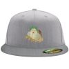 Flexfit 6210 Structured Flat Bill Fitted Hat Thumbnail