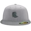 Flexfit 6210 Structured Flat Bill Fitted Hat Thumbnail