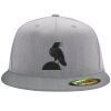 Flexfit 6210 Structured Flat Bill Fitted Hat Thumbnail