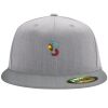 Flexfit 6210 Structured Flat Bill Fitted Hat Thumbnail