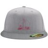 Flexfit 6210 Structured Flat Bill Fitted Hat Thumbnail