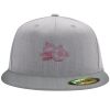 Flexfit 6210 Structured Flat Bill Fitted Hat Thumbnail