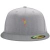 Flexfit 6210 Structured Flat Bill Fitted Hat Thumbnail
