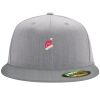 Flexfit 6210 Structured Flat Bill Fitted Hat Thumbnail