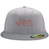 Flexfit 6210 Structured Flat Bill Fitted Hat Thumbnail