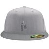 Flexfit 6210 Structured Flat Bill Fitted Hat Thumbnail