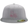 Flexfit 6210 Structured Flat Bill Fitted Hat Thumbnail