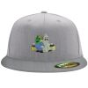 Flexfit 6210 Structured Flat Bill Fitted Hat Thumbnail