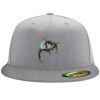 Flexfit 6210 Structured Flat Bill Fitted Hat Thumbnail