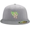 Flexfit 6210 Structured Flat Bill Fitted Hat Thumbnail