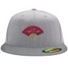 Flexfit 6210 Structured Flat Bill Fitted Hat Thumbnail