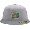 Flexfit 6210 Structured Flat Bill Fitted Hat Thumbnail