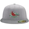 Flexfit 6210 Structured Flat Bill Fitted Hat Thumbnail