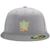 Flexfit 6210 Structured Flat Bill Fitted Hat Thumbnail