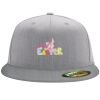 Flexfit 6210 Structured Flat Bill Fitted Hat Thumbnail