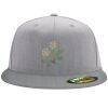 Flexfit 6210 Structured Flat Bill Fitted Hat Thumbnail