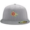 Flexfit 6210 Structured Flat Bill Fitted Hat Thumbnail