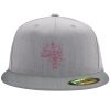 Flexfit 6210 Structured Flat Bill Fitted Hat Thumbnail
